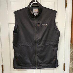 Sitka Jetstream Vest Men’s L Gore-Tex Windstopper Gray Hunting